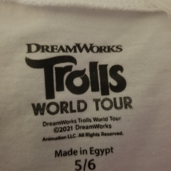 NWT DreamWorks Trolls world tour girl top - Picture 2 of 7
